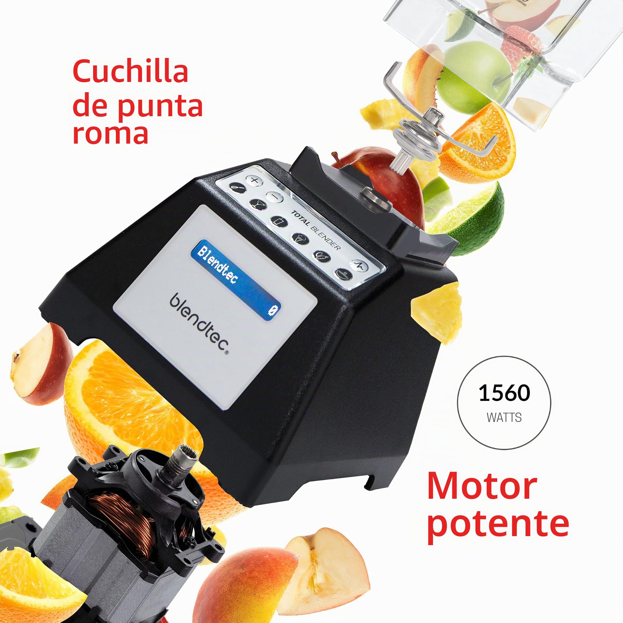 Amazon.com: Blendtec Total Blender Classic (Negro), WildSide+ Jar